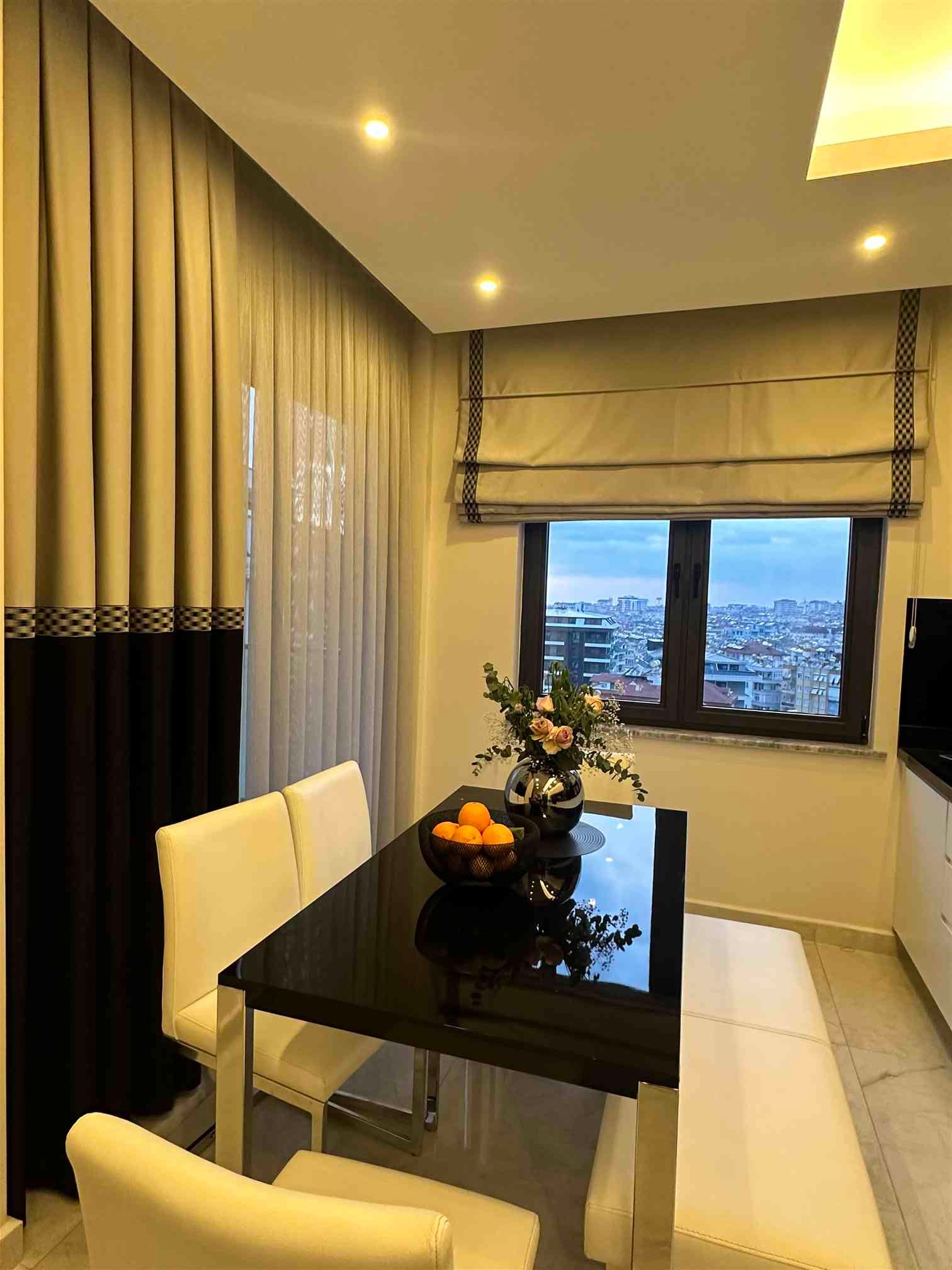Villa perdeleri için özel ölçü perde uygulaması